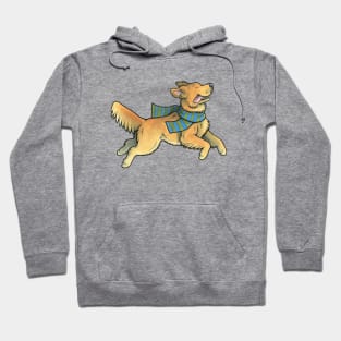 Running Golden Retriever Hoodie